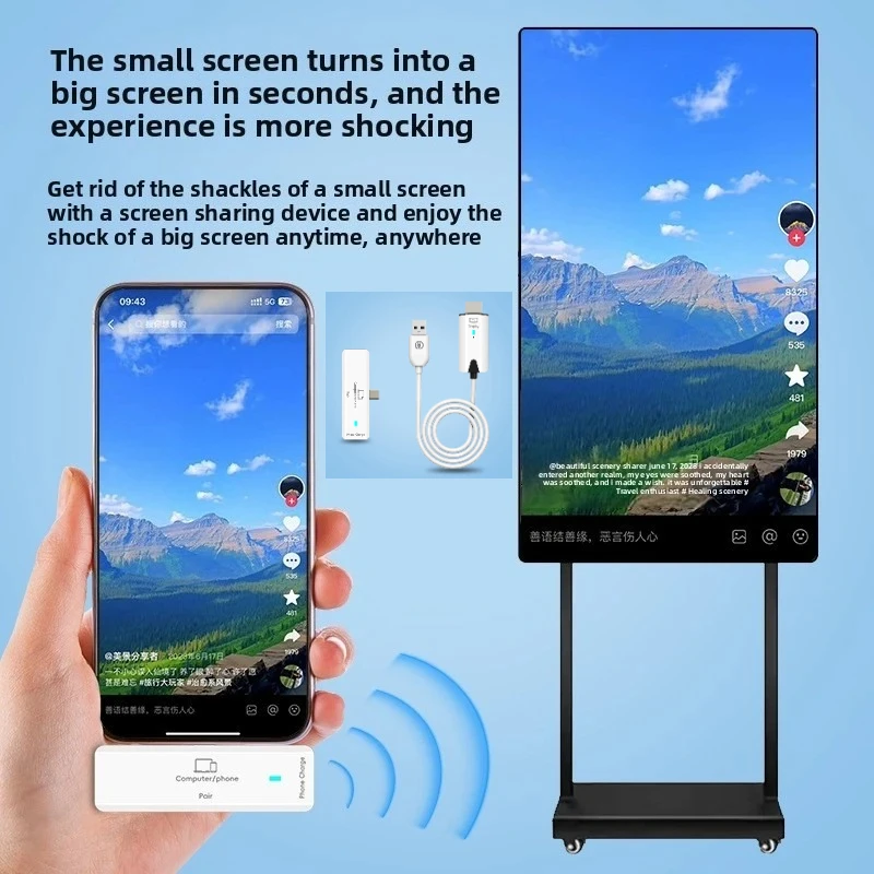 5.8G 30M Wireless HDMI Extender 1080P HDMI Video Transmitter Receiver Share screen Display TV Stick Dongle Adapter For TV PC
5.8G 30M Wireless HDMI Extender 1080P HDMI Video Transmitter Receiver Share screen Display TV Stick Dongle Adapter For TV PC