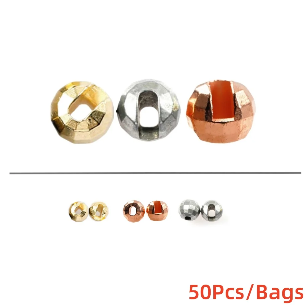 New 50pcs/Bags Slotted Beads for Fly Tying, Sink Deeper and Faster 3 Colors DIY Slotted Beads Fly Tying Beads
New 50pcs/Bags Slotted Beads for Fly Tying, Sink Deeper and Faster 3 Colors DIY Slotted Beads Fly Tying Beads