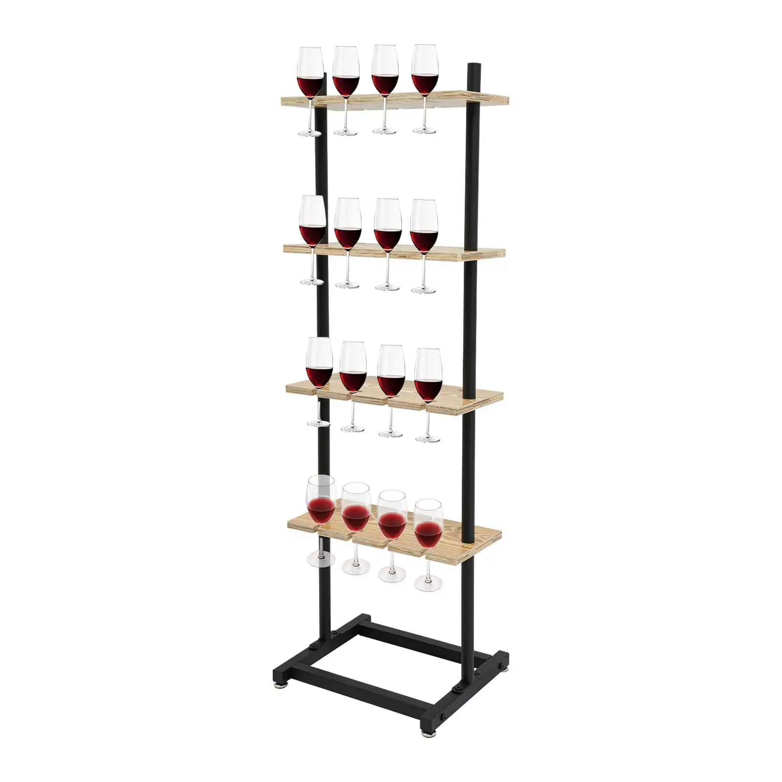 Champagne Glass Holder, 4-Tier Champagne Rack, 32 Champagne Glass Stemware Rack, 44.09 Lbs Capacity Wine Glasses Stand, Wood Champagne Rack
Champagne Glass Holder, 4-Tier Champagne Rack, 32 Champagne Glass Stemware Rack, 44.09 Lbs Capacity Wine Glasses Stand, Wood Champagne Rack