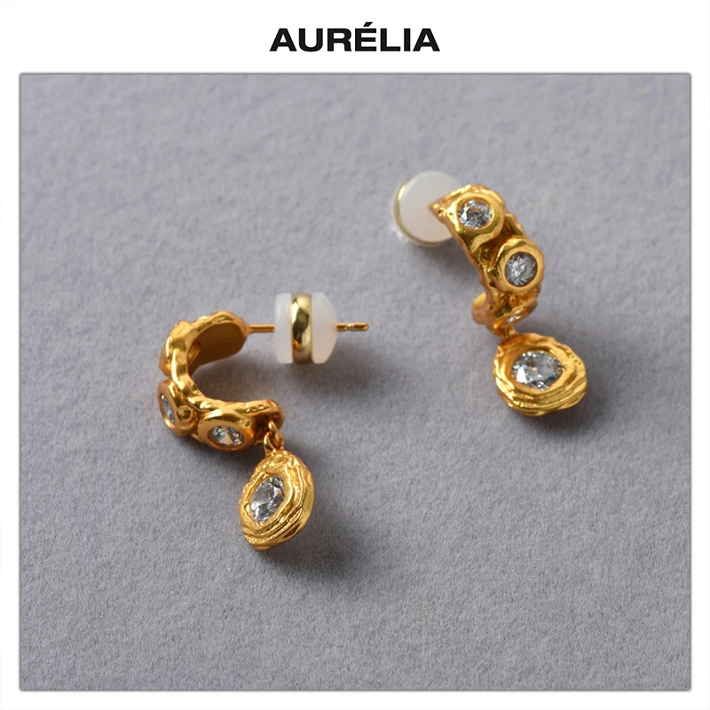 Europe America Luxury Brass Gold Plated Zircon Earrings Woman Vintage Charm Jewelry
Europe America Luxury Brass Gold Plated Zircon Earrings Woman Vintage Charm Jewelry