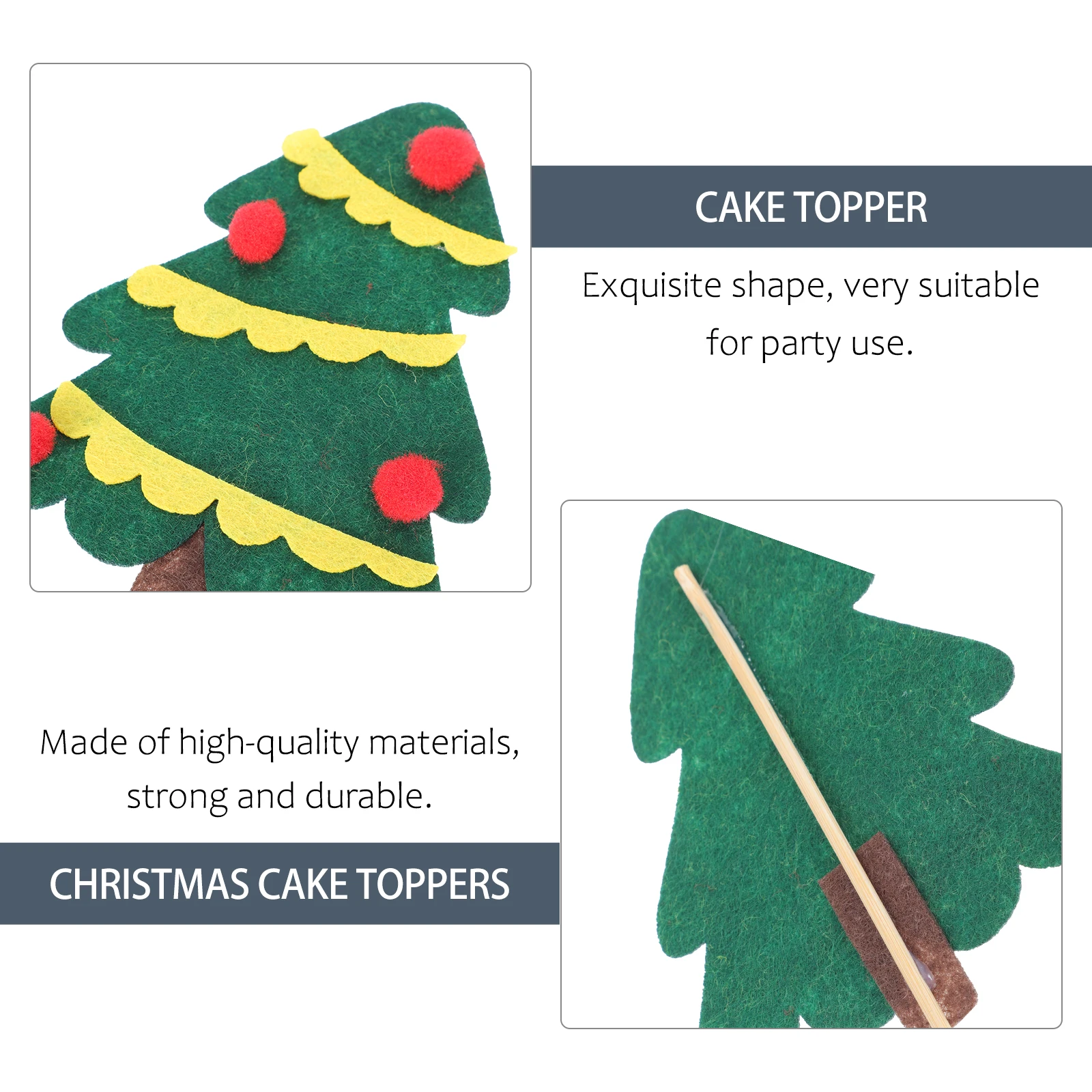 10 Pcs Christmas Tree Insert Decorating Cakes Toppers Inserted Cards Decorate Felt Party Picks Dessert Decoration
10 Pcs Christmas Tree Insert Decorating Cakes Toppers Inserted Cards Decorate Felt Party Picks Dessert Decoration