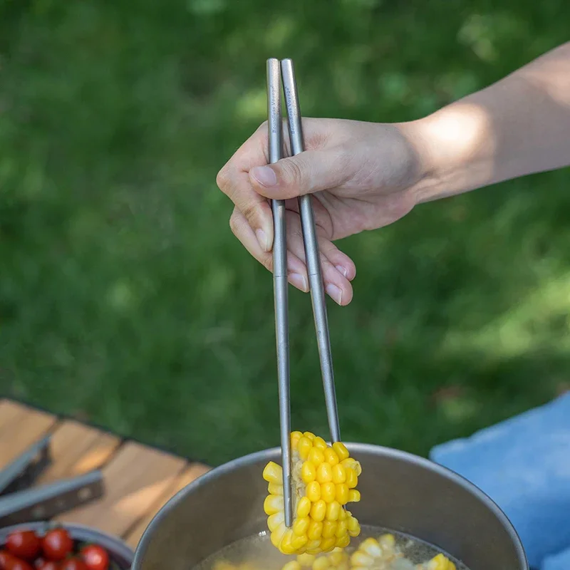 Portable Folding Chopstick Reusable Travel Titanium Chopsticks Camping Picnic Dinner Lunch Tableware Flatware Camp pot set Hike
Portable Folding Chopstick Reusable Travel Titanium Chopsticks Camping Picnic Dinner Lunch Tableware Flatware Camp pot set Hike