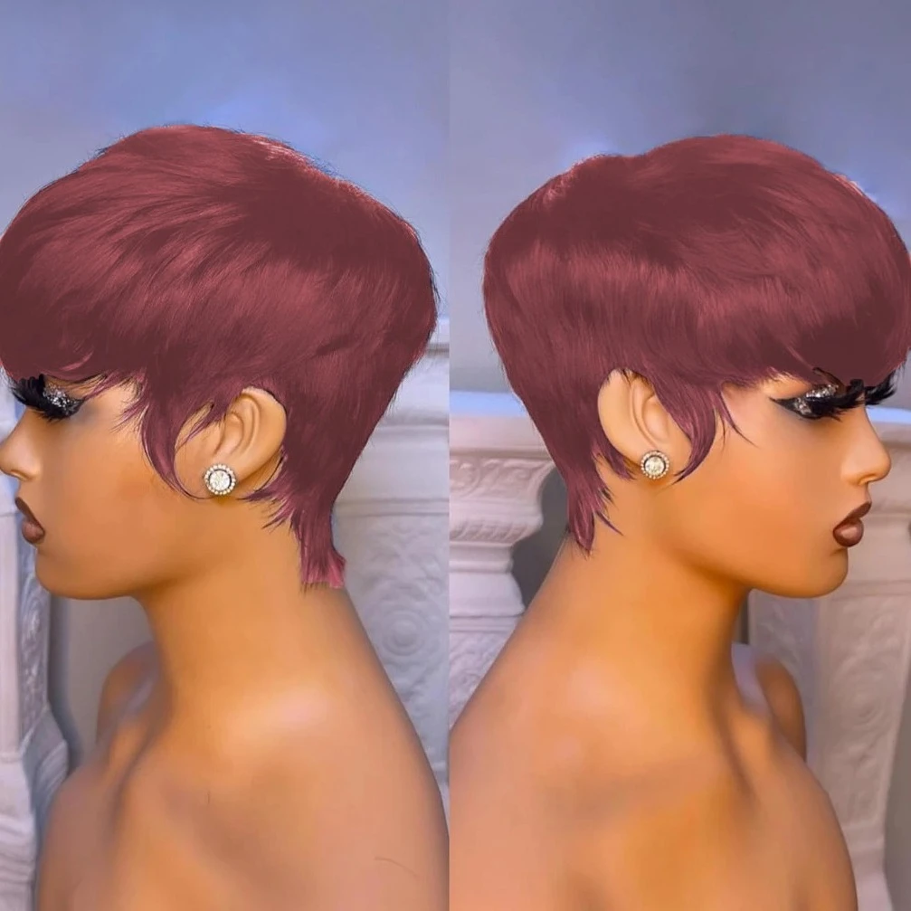 Короткий прямой парик с стрижкой пикси, парики из натуральных волос для женщин с челкой, полный машинный парик, парики с стрижкой пикси, человеческие волосы
Короткий прямой парик с стрижкой пикси, парики из натуральных волос для женщин с челкой, полный машинный парик, парики с стрижкой пикси, человеческие волосы