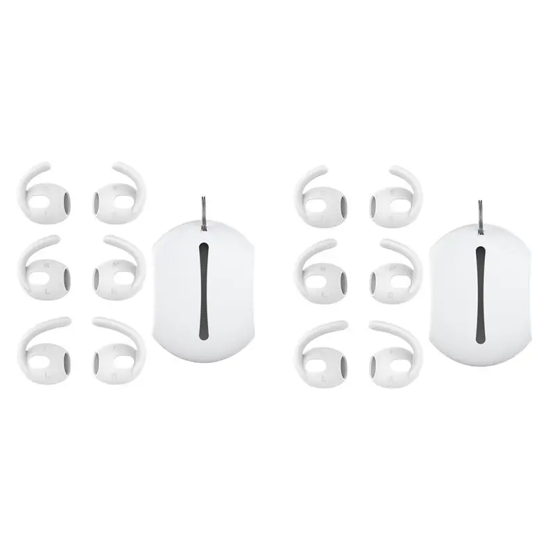 N82R 6 Pair Sport Ear Hooks For 3 Generation Ear Holder Covers Anti Slip Soft Silicone Ear Grip Holder-White
N82R 6 Pair Sport Ear Hooks For 3 Generation Ear Holder Covers Anti Slip Soft Silicone Ear Grip Holder-White