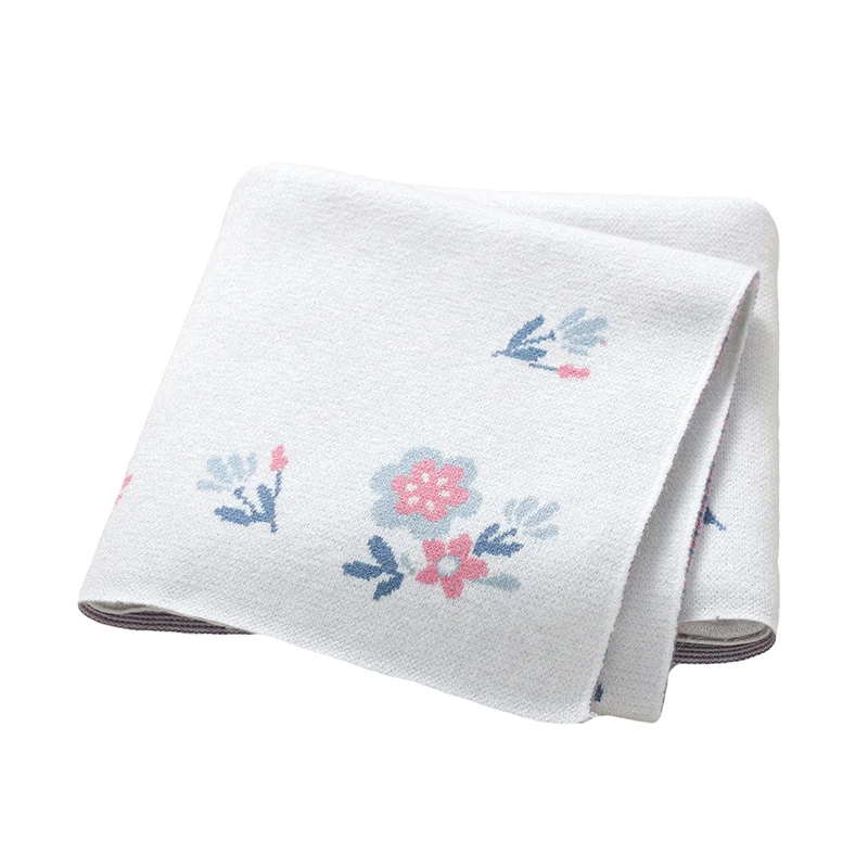 Baby Blanket Knitted Stroller Swaddle Wrap Super Soft Cute Cartoon Florals Sleep Plaid Newborn Boys Girls Bedding Quilt 90*70CM
Baby Blanket Knitted Stroller Swaddle Wrap Super Soft Cute Cartoon Florals Sleep Plaid Newborn Boys Girls Bedding Quilt 90*70CM