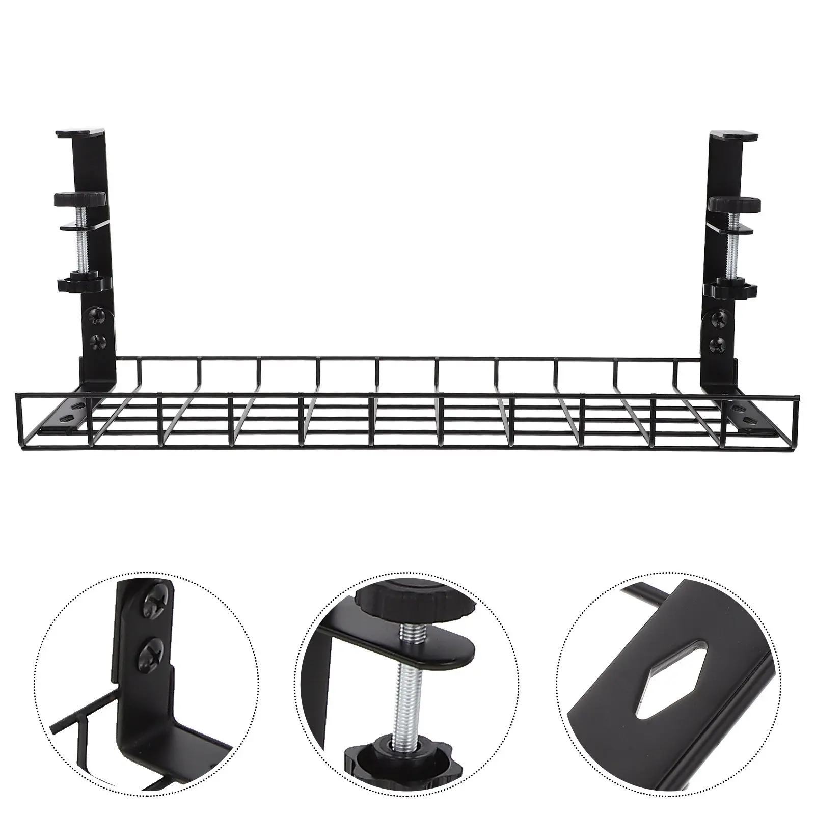 Premium Steel Under Desk Cable Rack for Power Strips Surge Protectors Organize Wires Cords USB Hubs Desk Cable Management Tray
Premium Steel Under Desk Cable Rack for Power Strips Surge Protectors Organize Wires Cords USB Hubs Desk Cable Management Tray