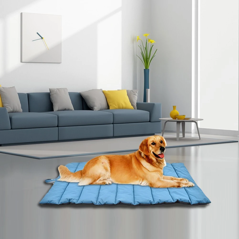 Foldable Dog Mat Waterproof Blanket Blue Cool Pad for Travel Outdoor Sofa Bed Car Seat Protection Easy Clean Durable Pet 
Foldable Dog Mat Waterproof Blanket Blue Cool Pad for Travel Outdoor Sofa Bed Car Seat Protection Easy Clean Durable Pet