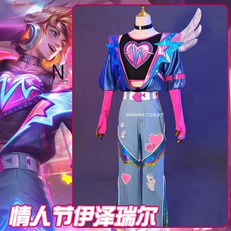 ABC123Hot Game Cosplay The Prodigal Explorer Costume Anime Ezreal Role Playing Clothes Women Adult Comic Con Valentine'x,3;b'2.
ABC123Hot Game Cosplay The Prodigal Explorer Costume Anime Ezreal Role Playing Clothes Women Adult Comic Con Valentine'x,3;b'2.