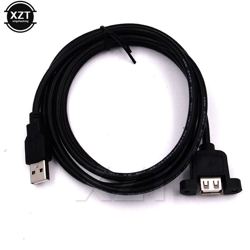 0.3M 1M 1.5M NEW USB 2.0 Male to Female Extension Cable with Panel Mount Screw Connector Adapter for Computer
0.3M 1M 1.5M NEW USB 2.0 Male to Female Extension Cable with Panel Mount Screw Connector Adapter for Computer