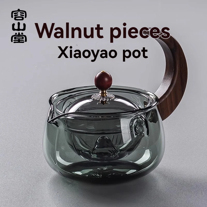 Rongshantang заварочный чайник из орехового стекла 2024 новый чайник Xiaoyao домашний чайник кунг-фу со встроенной утечкой чая
Rongshantang заварочный чайник из орехового стекла 2024 новый чайник Xiaoyao домашний чайник кунг-фу со встроенной утечкой чая