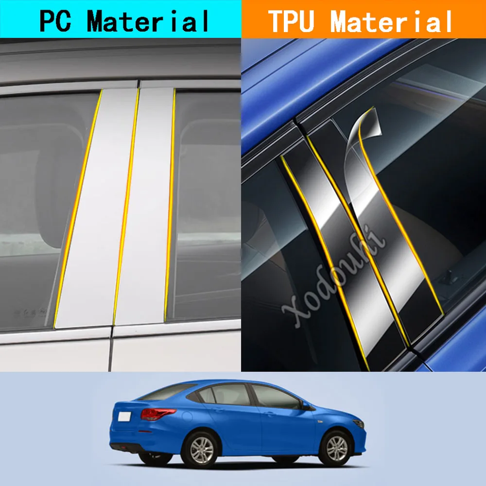 Car TPU/Glossy Mirror Pillar Post Cover Door Trim Window Sticker Accessories 8pcs For Chevrolet CAVALIER 2016 2017 2018 2019
Car TPU/Glossy Mirror Pillar Post Cover Door Trim Window Sticker Accessories 8pcs For Chevrolet CAVALIER 2016 2017 2018 2019