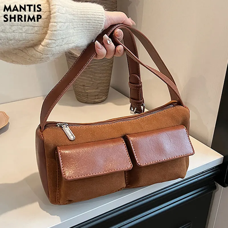 Women Bag New Fashion Shoulder Bag Female Casual Suede Brand Crossbody Messenger for Woman Casual Vintage Multi Pocket Handbag
Women Bag New Fashion Shoulder Bag Female Casual Suede Brand Crossbody Messenger for Woman Casual Vintage Multi Pocket Handbag