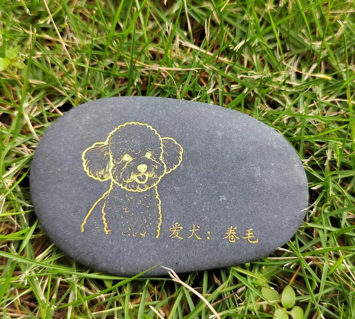 Custom Engraved Pet Memorial Stone Tombstone Personalized Cat Dog Photo & Text Garden Grave Marker Natural River Rock for Pet
Custom Engraved Pet Memorial Stone Tombstone Personalized Cat Dog Photo & Text Garden Grave Marker Natural River Rock for Pet