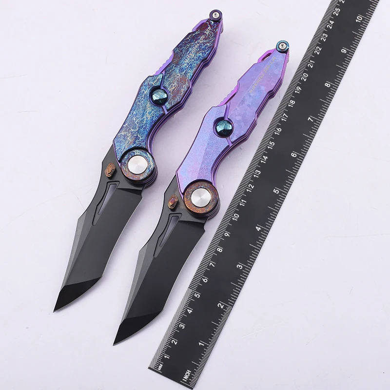 New M390 Steel Titanium Alloy Folding Knife Outdoor Camping Pocket Survival EDC Daily Home Fishing Fruit Knife
New M390 Steel Titanium Alloy Folding Knife Outdoor Camping Pocket Survival EDC Daily Home Fishing Fruit Knife