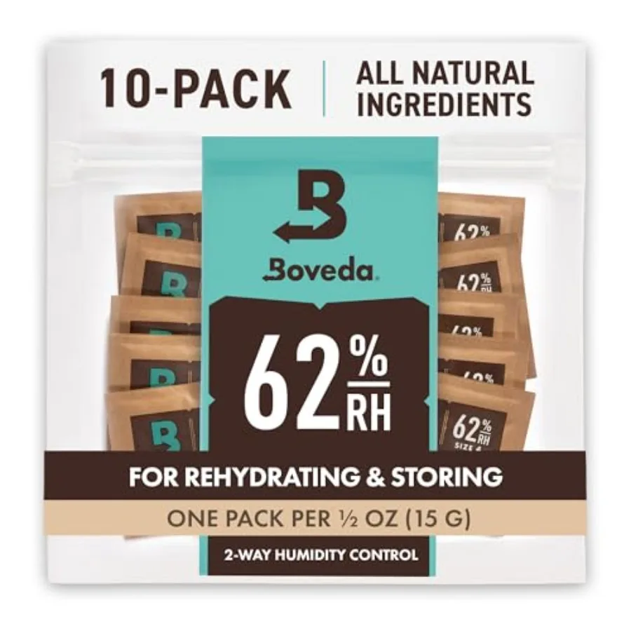 62% Two-Way Humidity Control Packs For Storing ½ oz Size 4 10 Pack Moisture Absorbers for Small Storage Containers Humidifier P
62% Two-Way Humidity Control Packs For Storing ½ oz Size 4 10 Pack Moisture Absorbers for Small Storage Containers Humidifier P