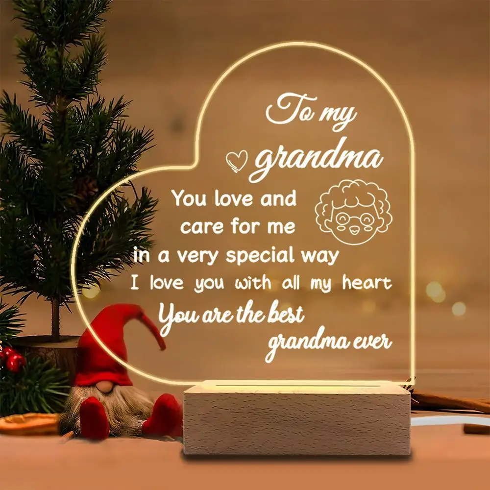 1PC Acrylic Luminous Ornament Photography Accessories, USB Base, Grandma Gift, Heart Figurines
1PC Acrylic Luminous Ornament Photography Accessories, USB Base, Grandma Gift, Heart Figurines