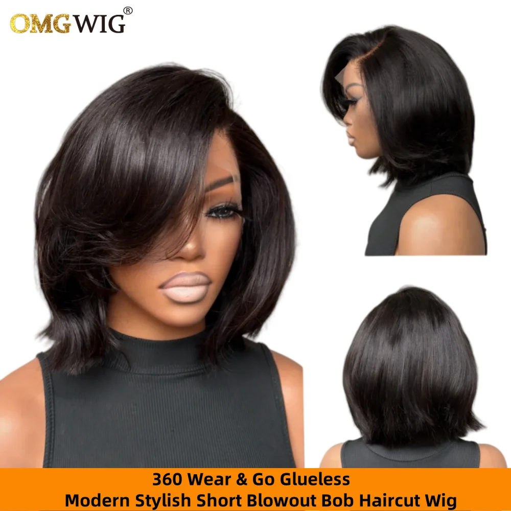 360 Wear & Go Бесклеевой кружевной современный стильный боковой парик с прямым бобом 5x7 Кружевной короткий парик с выпуклостью для чернокожих женщин
360 Wear & Go Бесклеевой кружевной современный стильный боковой парик с прямым бобом 5x7 Кружевной короткий парик с выпуклостью для чернокожих женщин