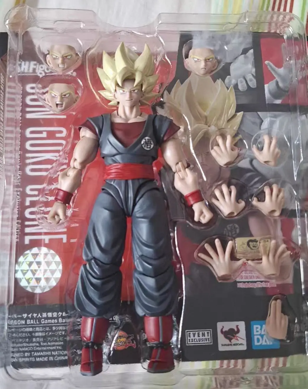 В наличии: Коллекционная фигурка Bandai Dragon Ball Super Saiyan Goku Clone 1/12, модель для подарка
В наличии: Коллекционная фигурка Bandai Dragon Ball Super Saiyan Goku Clone 1/12, модель для подарка