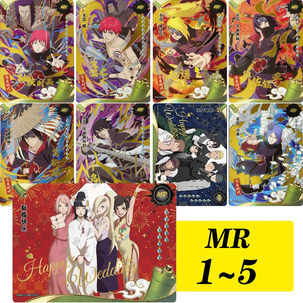 KAYOU NARUTO MR card 1~5 series Ninja Age Jiraiya Nohara Rin rare Collection card Christmas birthday gift Game toys
KAYOU NARUTO MR card 1~5 series Ninja Age Jiraiya Nohara Rin rare Collection card Christmas birthday gift Game toys