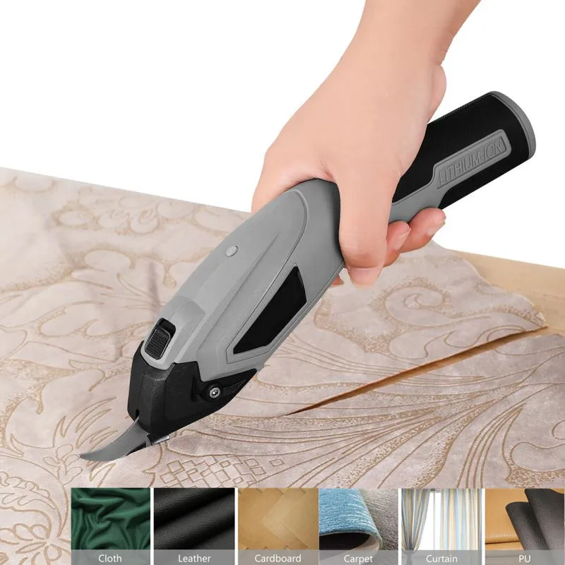 Cordless Electric Scissors Fabric Leather Cloth Sewing Scissors Rechargeable Hand Held Electric Cutting Tool
Cordless Electric Scissors Fabric Leather Cloth Sewing Scissors Rechargeable Hand Held Electric Cutting Tool