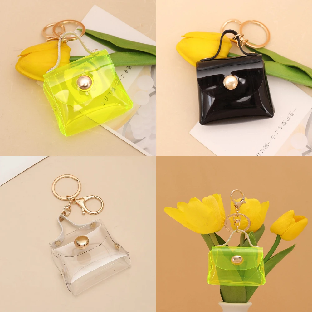 Transparent PU Leather Square Mini Pouch Clear Key Holder Coin Purse Organizer for Headphones Lipstick Small Items
Transparent PU Leather Square Mini Pouch Clear Key Holder Coin Purse Organizer for Headphones Lipstick Small Items