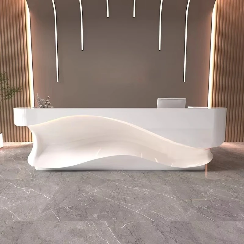 &c Modern Unique Curved Design Reception Desk Factory Sale Office Hotel Lobby Beauty Salon Reception Areas
&c Modern Unique Curved Design Reception Desk Factory Sale Office Hotel Lobby Beauty Salon Reception Areas