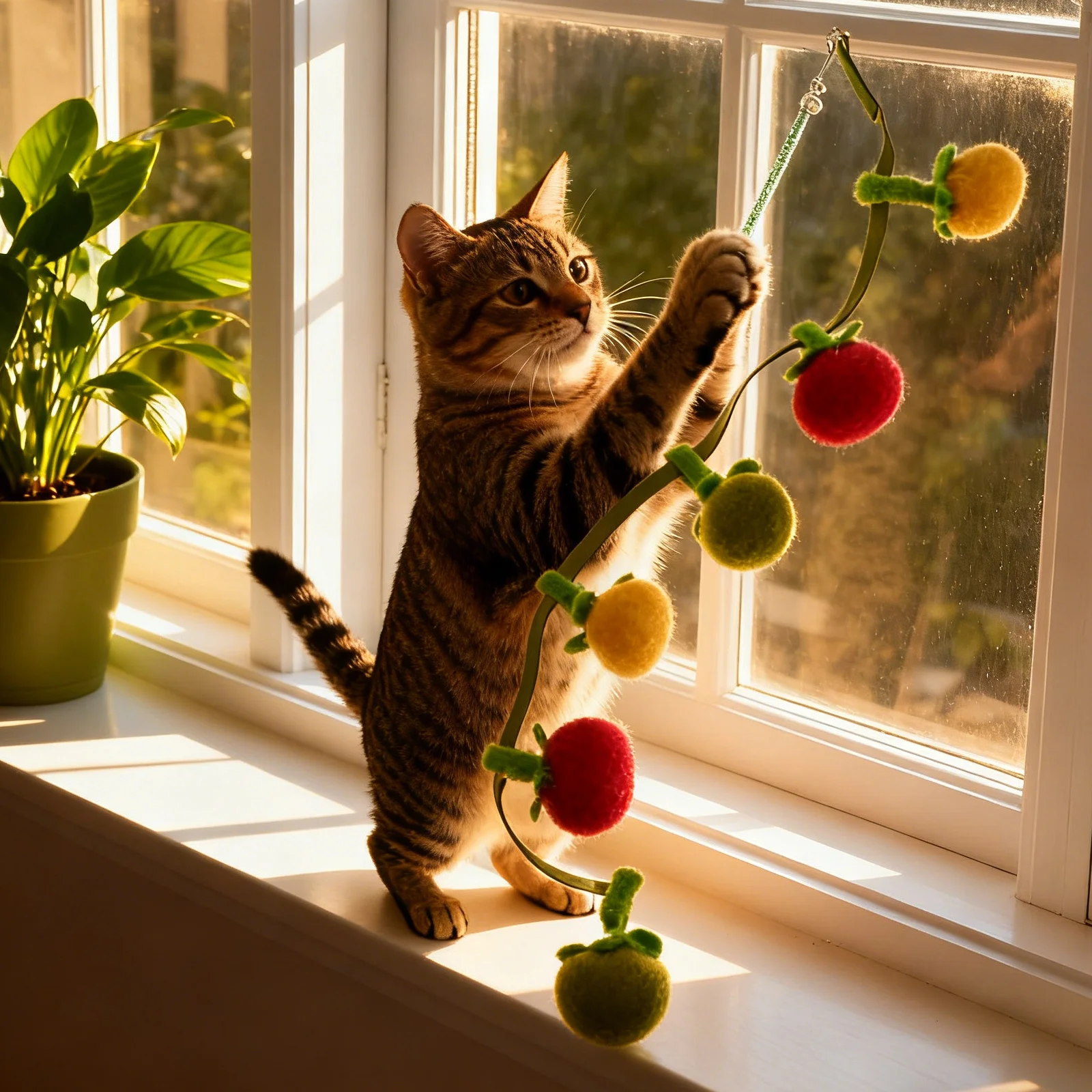 Cat Teaser Stick 34.6 Inch Persimmon Rope Bell Catnip Handheld Wand For Indoor Kittens Interactive Hunting Chasing Play
Cat Teaser Stick 34.6 Inch Persimmon Rope Bell Catnip Handheld Wand For Indoor Kittens Interactive Hunting Chasing Play