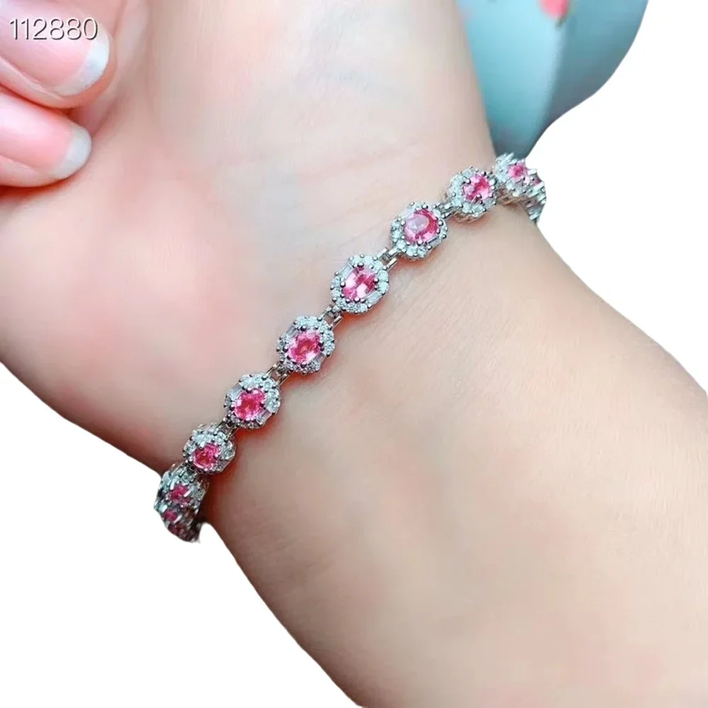 KJJEAXCMY-925 Sterling Silver Inlaid Pink Sapphire Hand Bracelet for Women, Fine Jewelry, Luxury Support Test, Hot Selling
KJJEAXCMY-925 Sterling Silver Inlaid Pink Sapphire Hand Bracelet for Women, Fine Jewelry, Luxury Support Test, Hot Selling