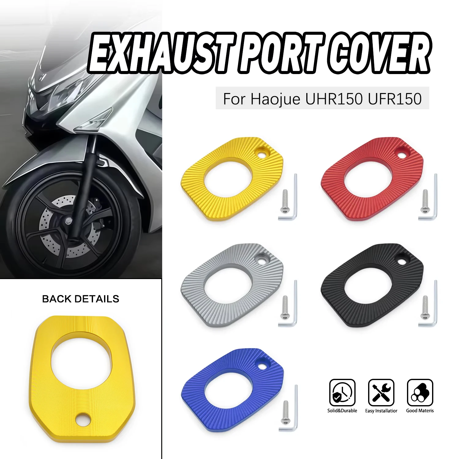 Motorcycle Accessories Aluminium Exhaust Heat Dhield Protector Guard Cover For HAOJUE UHR150 UHR 150 UHR125 UHR 125 2024
Motorcycle Accessories Aluminium Exhaust Heat Dhield Protector Guard Cover For HAOJUE UHR150 UHR 150 UHR125 UHR 125 2024