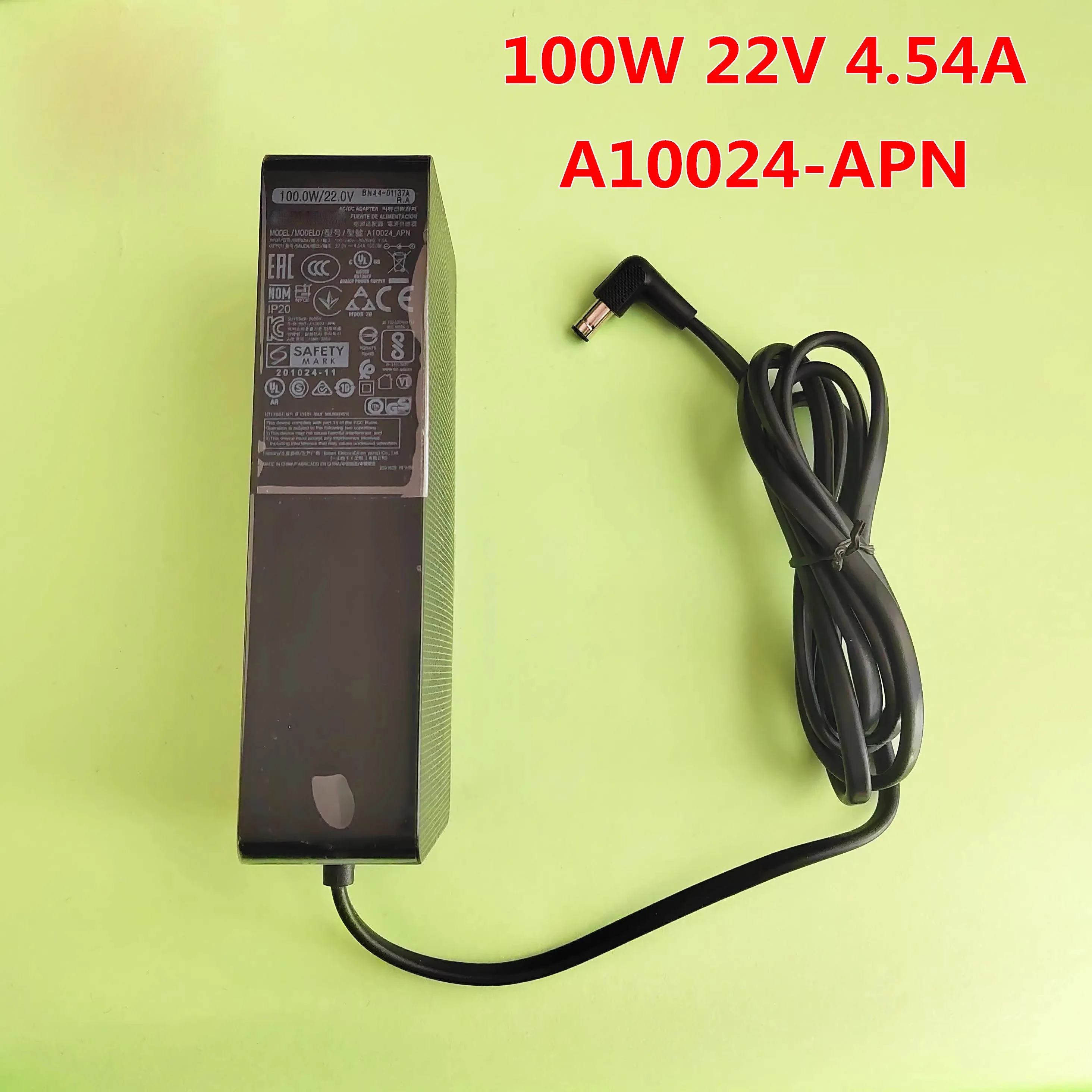 Genuine A10024_EPN 22V 4.54A 100W AC Adapter for Samsung LS34E790 SE790C-4 S34 CHG70 GAMING Monitor Power Supply A10024S_EPN
Genuine A10024_EPN 22V 4.54A 100W AC Adapter for Samsung LS34E790 SE790C-4 S34 CHG70 GAMING Monitor Power Supply A10024S_EPN