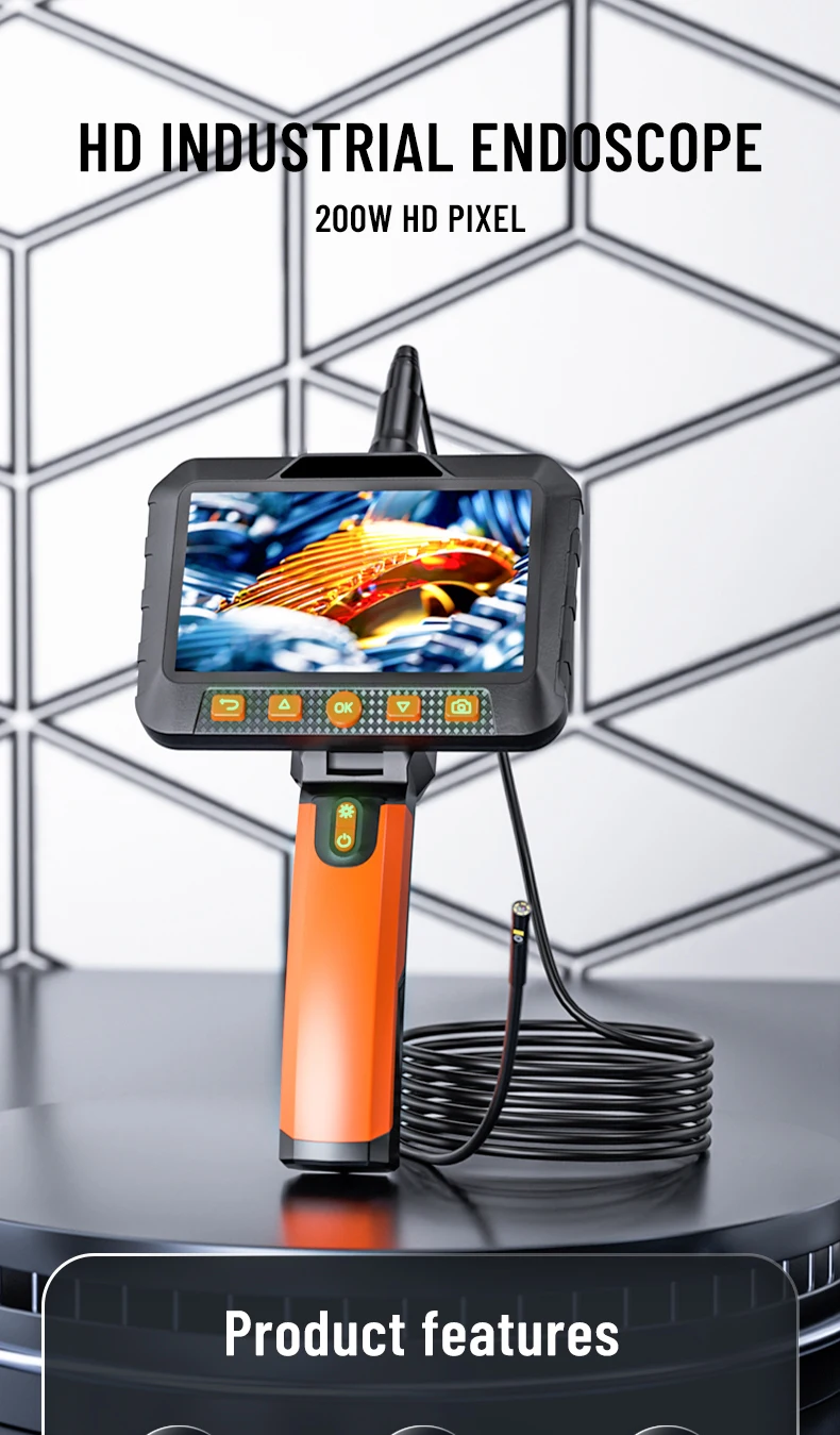 2MP 1080P 5,5 мм 5-дюймовый IP-экран с двумя объективами, промышленный эндоскоп CMOS, бороскоп, инспекционный отоскоп, камера, цифровой микроскоп
2MP 1080P 5,5 мм 5-дюймовый IP-экран с двумя объективами, промышленный эндоскоп CMOS, бороскоп, инспекционный отоскоп, камера, цифровой микроскоп