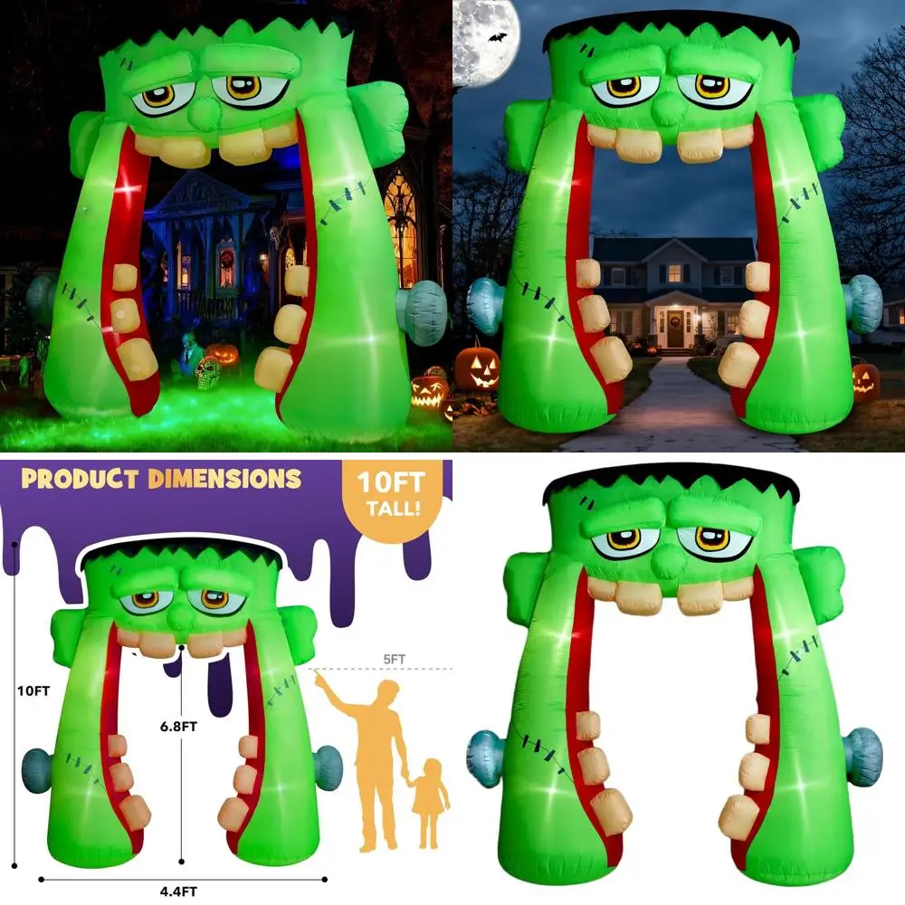 Giant Frankenstein Archway Inflatable Outdoor Halloween Decoration for Lawn and Garden
Giant Frankenstein Archway Inflatable Outdoor Halloween Decoration for Lawn and Garden