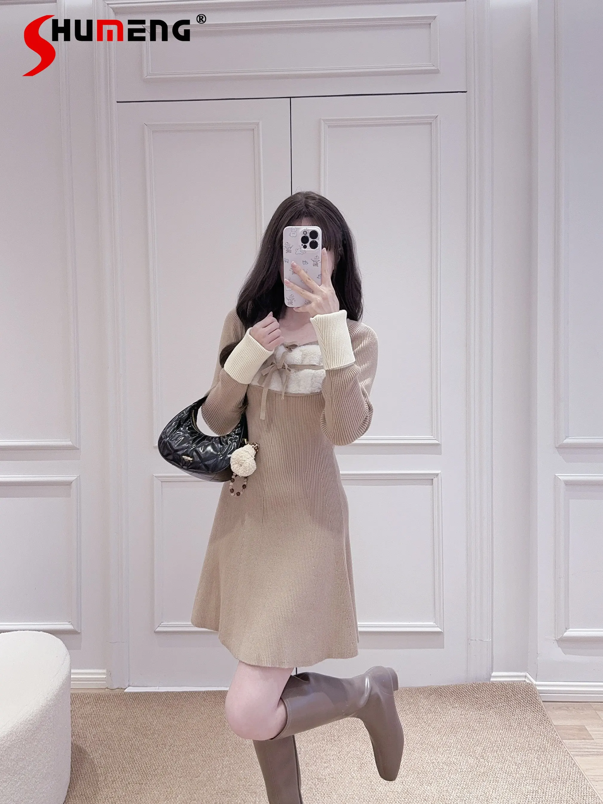 Элегантное сексуальное женское платье в японском стиле с квадратным вырезом, длинными рукавами, плюшевыми вставками и шнуровкой, трикотажное, А-силуэт, короткое, весна 2026
Элегантное сексуальное женское платье в японском стиле с квадратным вырезом, длинными рукавами, плюшевыми вставками и шнуровкой, трикотажное, А-силуэт, короткое, весна 2026