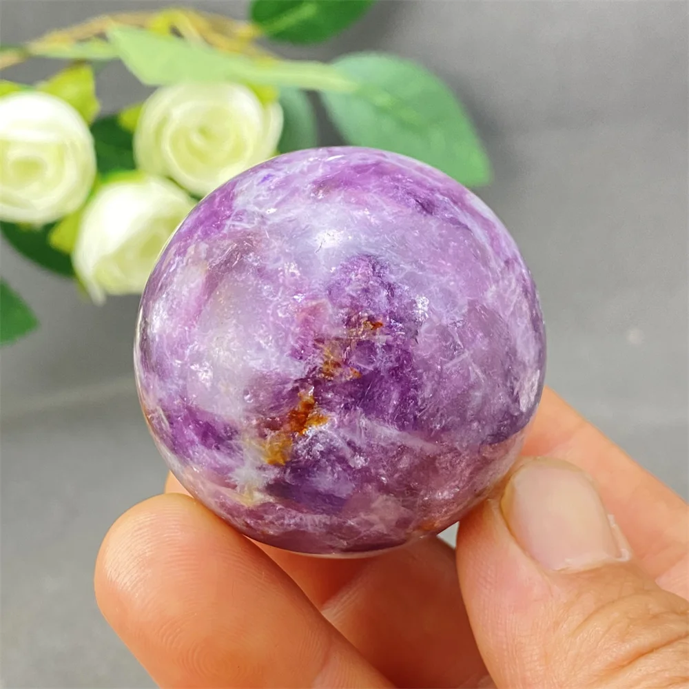 Natural Purple Lepidolite Crystal Ball Gemstone Energy Healing Meditation Sphere Mica Quartz Home Decor Ornament
Natural Purple Lepidolite Crystal Ball Gemstone Energy Healing Meditation Sphere Mica Quartz Home Decor Ornament