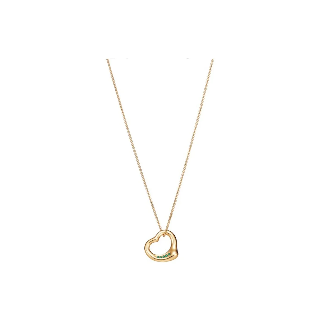 TIFFANY & CO. Elsa Peretti® 18K Yellow Gold Inlaid With Emerald Necklaces Women's 69860265
TIFFANY & CO. Elsa Peretti® 18K Yellow Gold Inlaid With Emerald Necklaces Women's 69860265