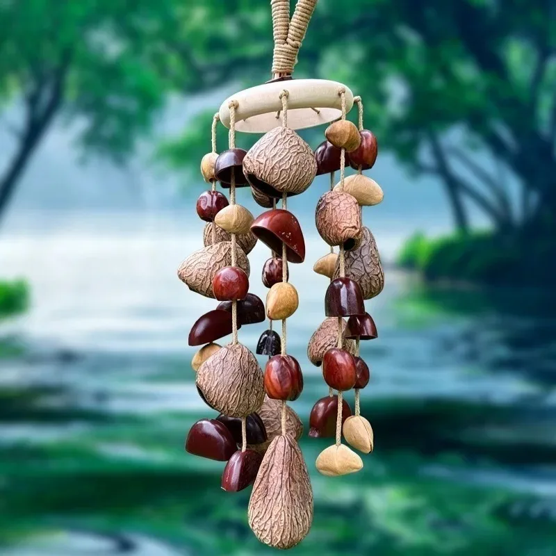 Natural Fruit Shell Bell Meditation Wind Chimes Yoga Sound Healing Decoration Chimes Outside Relax Handmade Musical Instrument
Natural Fruit Shell Bell Meditation Wind Chimes Yoga Sound Healing Decoration Chimes Outside Relax Handmade Musical Instrument