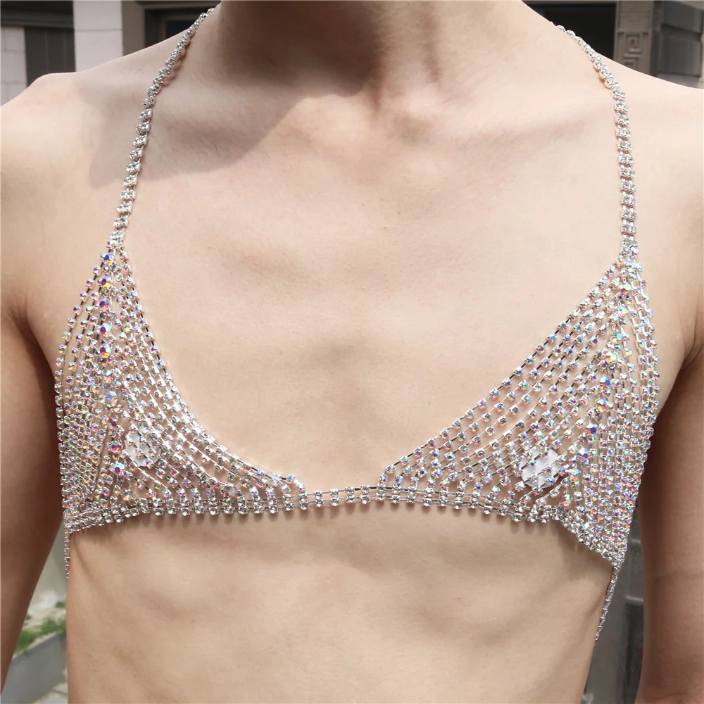 New Body Chain Set Sexy Perspective Bikini Trendy Rhinestone Fringe Bra Underwear Nightclub Performance Accessories
New Body Chain Set Sexy Perspective Bikini Trendy Rhinestone Fringe Bra Underwear Nightclub Performance Accessories