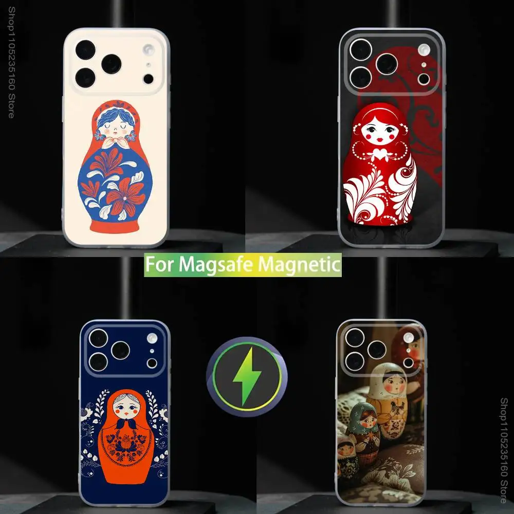 Russian Dolls Matryoshka For iPhone 11,12,13,14,15,16,17,Pro,Max,Plus,Mini,SE4,E Phone Case Magnetic For Magsafe Wireless
Russian Dolls Matryoshka For iPhone 11,12,13,14,15,16,17,Pro,Max,Plus,Mini,SE4,E Phone Case Magnetic For Magsafe Wireless