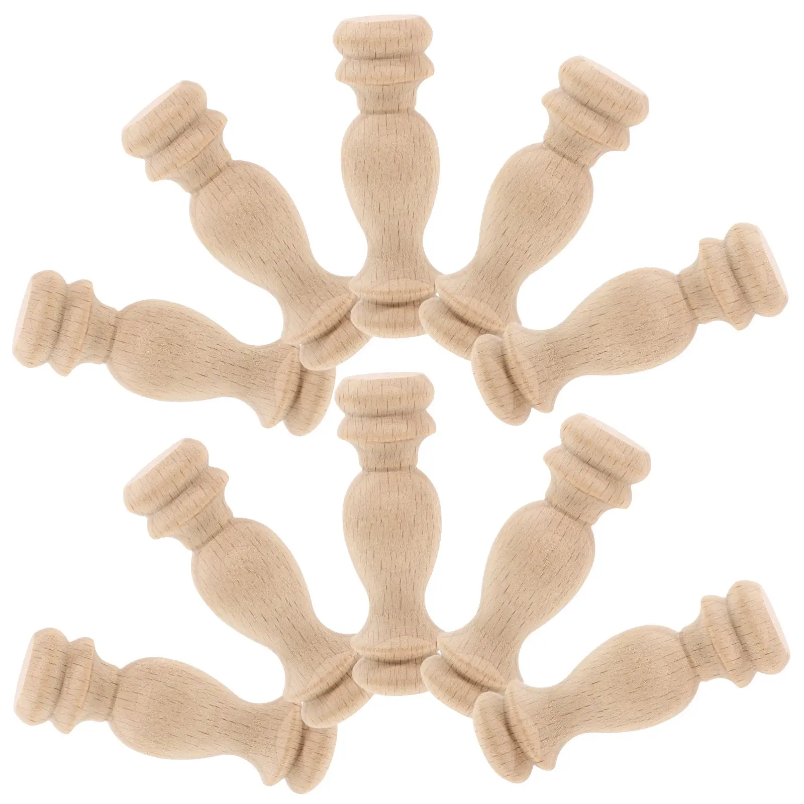 10 Pcs Solid Wood Column Decorative Baluster Stair Dollhouse Pillars Carved Post Treated Wooden Part Roman Pillars Small Plain
10 Pcs Solid Wood Column Decorative Baluster Stair Dollhouse Pillars Carved Post Treated Wooden Part Roman Pillars Small Plain