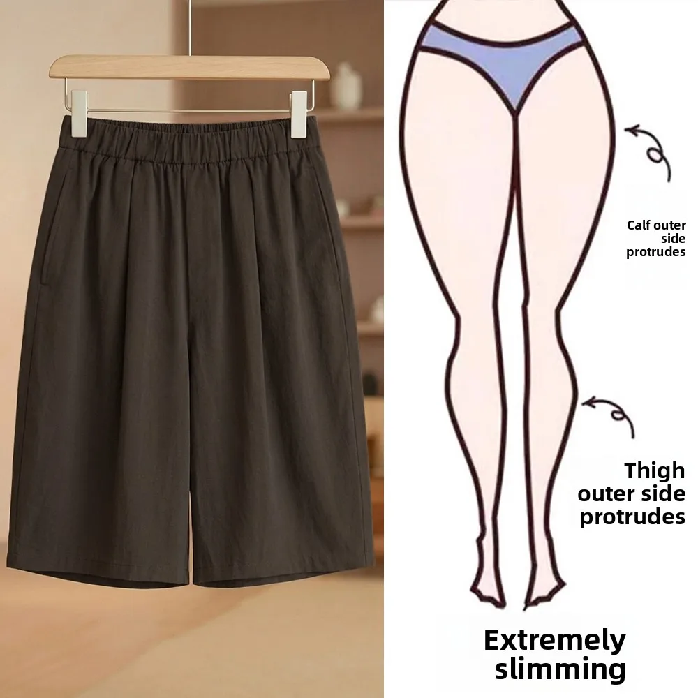 plus Size Casual Loose Women's Shorts Summer Slimming Knife Five-Quarter Pants High Waist Straight Leg Comfortable Fit
plus Size Casual Loose Women's Shorts Summer Slimming Knife Five-Quarter Pants High Waist Straight Leg Comfortable Fit