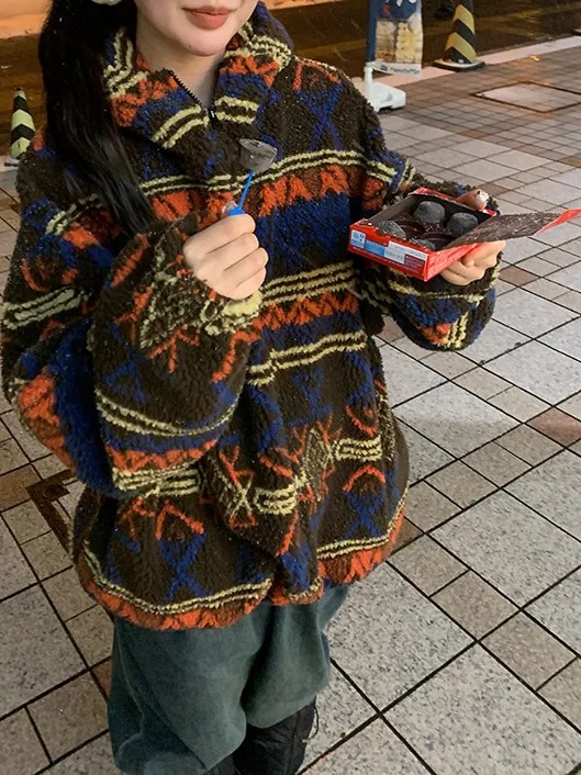 Корейское ретро джато из искусственного меха с капюшоном, женское зимнее пальто Faion 2025, винтажное хлопковое пальто, хлопковая куртка без фирменного зарегистрированного цвета...
Корейское ретро джато из искусственного меха с капюшоном, женское зимнее пальто Faion 2025, винтажное хлопковое пальто, хлопковая куртка без фирменного зарегистрированного цвета...