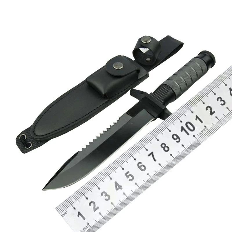Men's Heavy-Duty Outdoor Survival Knife with Sheath - 6.2" Fixed Blade, Full-Tang Stainless Steel Construction & Non-Slip Handle
Men's Heavy-Duty Outdoor Survival Knife with Sheath - 6.2" Fixed Blade, Full-Tang Stainless Steel Construction & Non-Slip Handle