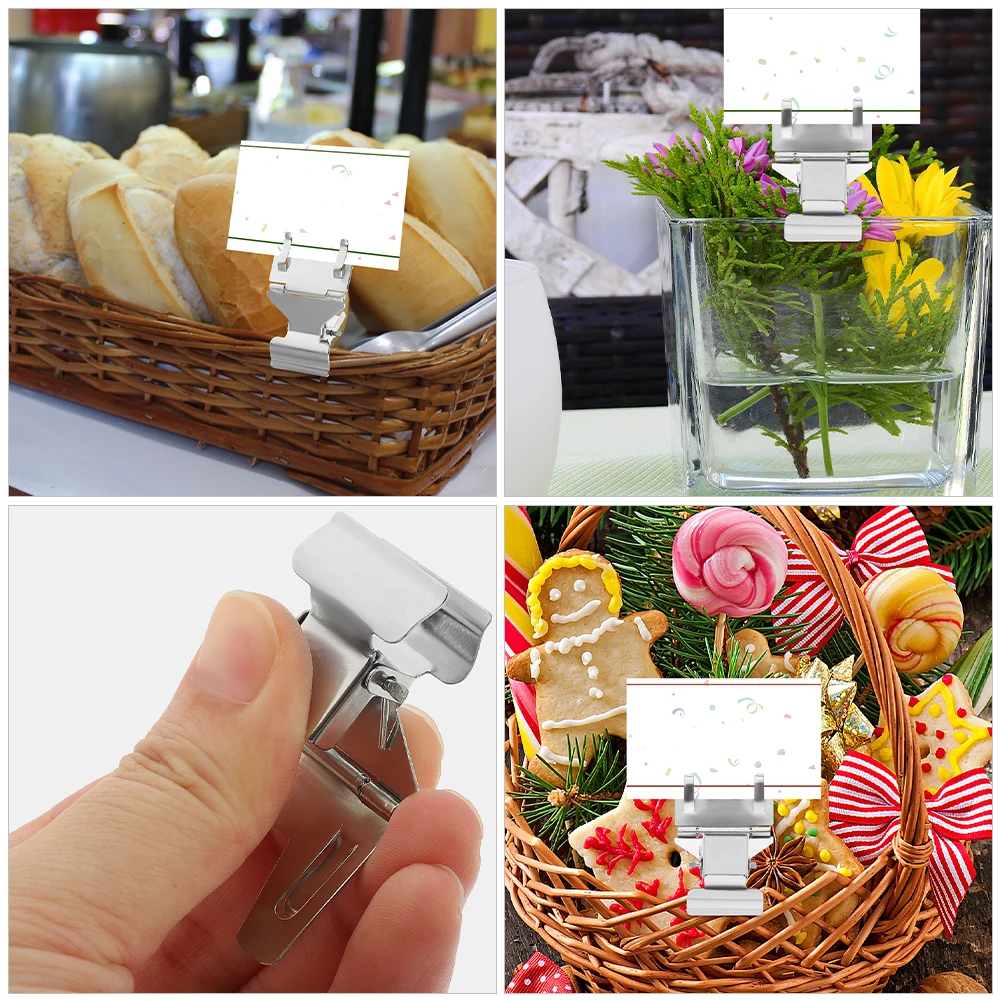 4 Pcs Metal Price Card Holder Sturdy Store Counter Supermarket Bakery Price Tag Display ganizer Reusable
4 Pcs Metal Price Card Holder Sturdy Store Counter Supermarket Bakery Price Tag Display ganizer Reusable