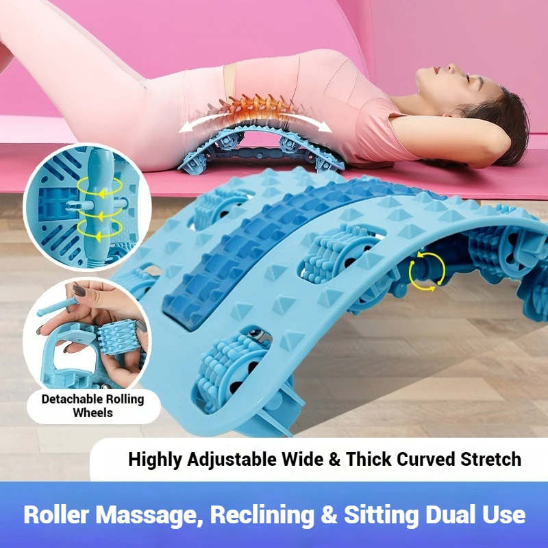 Многофункциональная подошва, роликовый массажер, корректирующий массажер для спины, носилки для талии, шеи, фитнеса, поясничной тяги, поддержка облегчения боли
Многофункциональная подошва, роликовый массажер, корректирующий массажер для спины, носилки для талии, шеи, фитнеса, поясничной тяги, поддержка облегчения боли