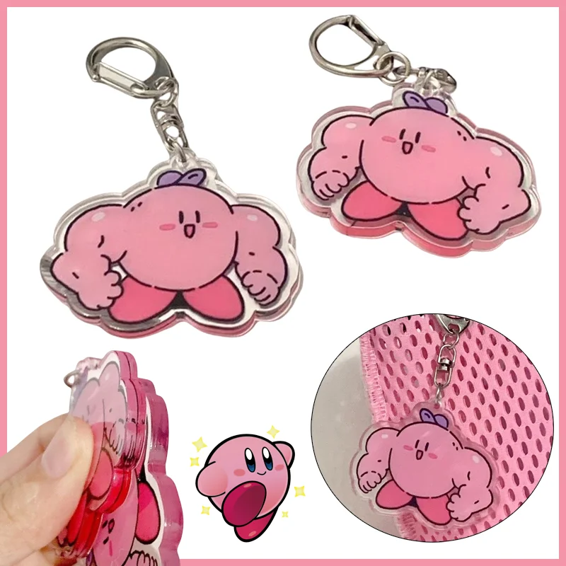 Kirby Cute Anime Keychain Cartoon Acrylic Pendant Keyring Backpack Ornament Couple Car Keyholder Jewelry Gift Accessories 
Kirby Cute Anime Keychain Cartoon Acrylic Pendant Keyring Backpack Ornament Couple Car Keyholder Jewelry Gift Accessories