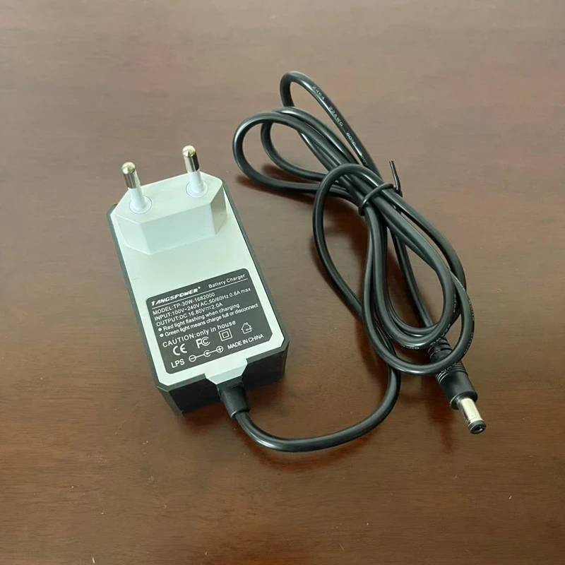 16.8V 2A li-ion Battery Charger for 14.4V 18650 Lithium Battery 5.5mm x 2.1mm DC Power Jack Socket Female Panel Mount Connector
16.8V 2A li-ion Battery Charger for 14.4V 18650 Lithium Battery 5.5mm x 2.1mm DC Power Jack Socket Female Panel Mount Connector