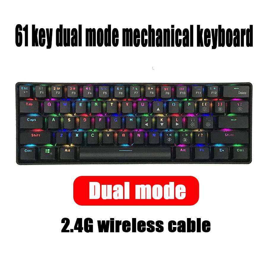 2,4G Беспроводная Проводная Двухрежимная 61 клавиша 60% мини RGB полноцветная механическая клавиатура YK600 зеленая осевая нейтральная цветная коробка
2,4G Беспроводная Проводная Двухрежимная 61 клавиша 60% мини RGB полноцветная механическая клавиатура YK600 зеленая осевая нейтральная цветная коробка