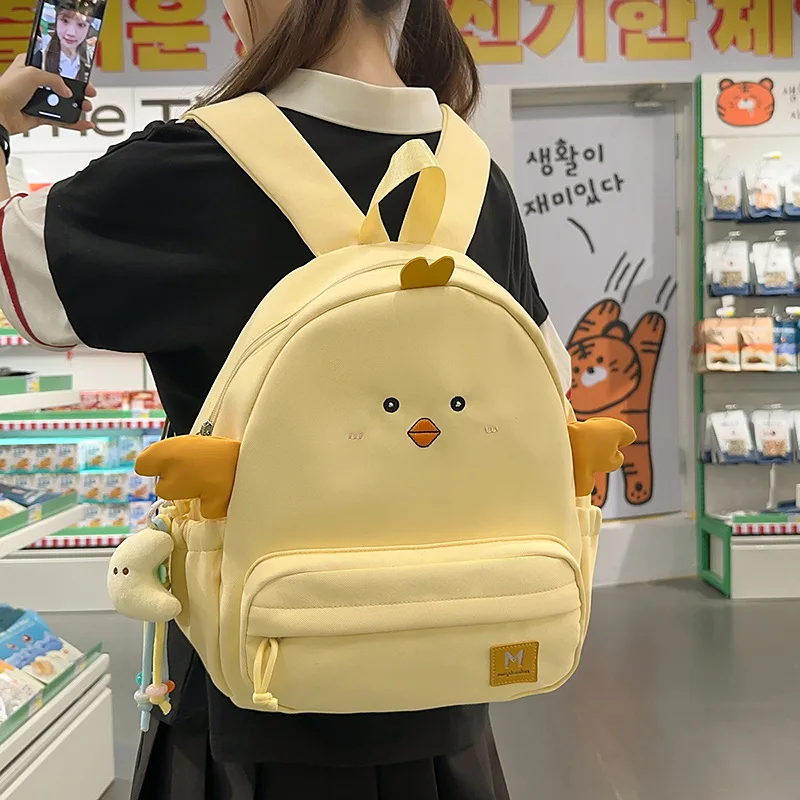 Chick Cute Backpack Kids Backpacks for Boy Large Capacity Cartoon Backpack School Bags Class Bag for Girl Designer Bag Рюкзак
Chick Cute Backpack Kids Backpacks for Boy Large Capacity Cartoon Backpack School Bags Class Bag for Girl Designer Bag Рюкзак