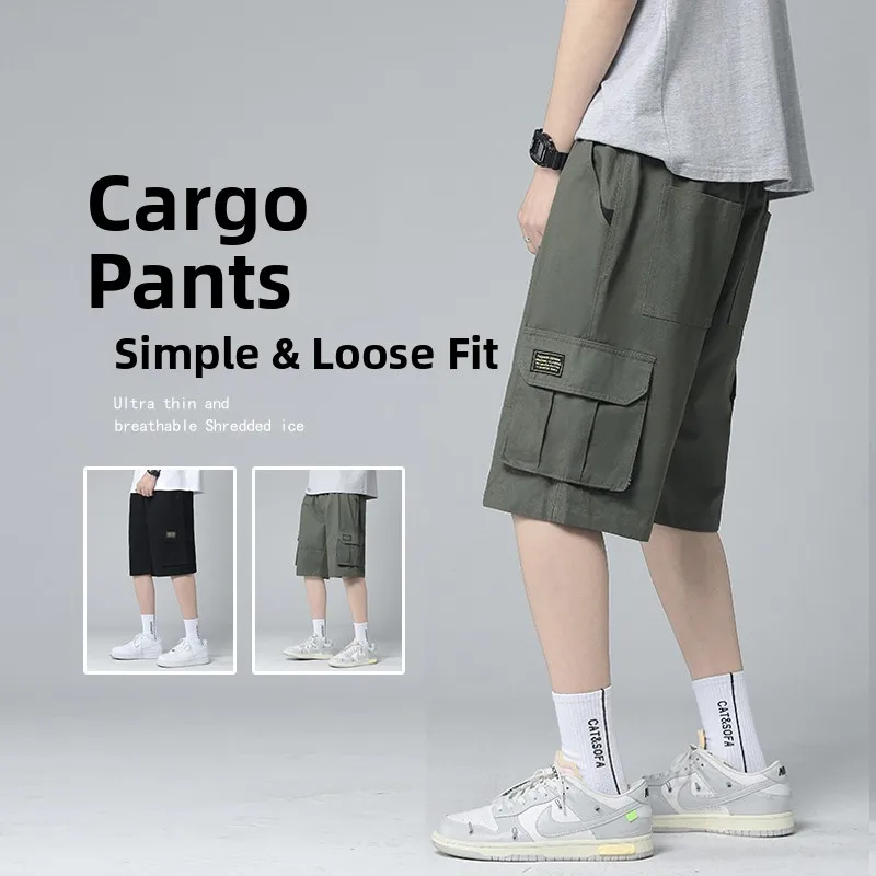 Military een Workwear orts Men's Summer Five-Quarter Loose Straight Casual Mid-Length Pants Faionable Youthful Sle
Military een Workwear orts Men's Summer Five-Quarter Loose Straight Casual Mid-Length Pants Faionable Youthful Sle