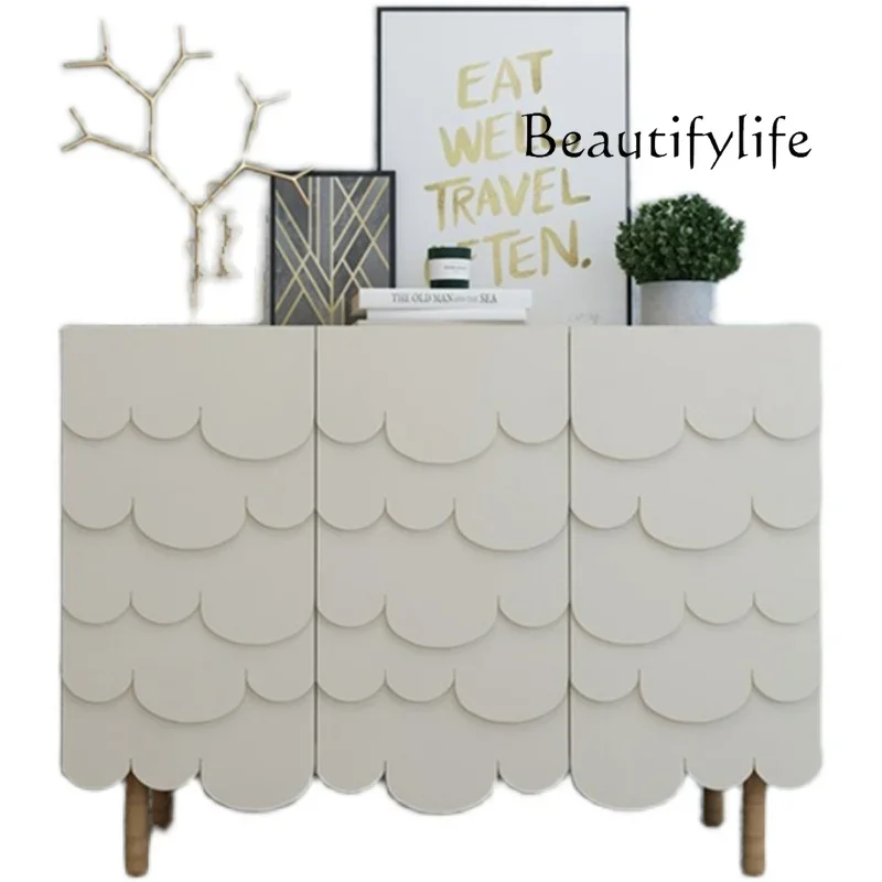 Nordic cream wind solid wood paint shoe cabinet large capacity foyer storage cabinet
Nordic cream wind solid wood paint shoe cabinet large capacity foyer storage cabinet